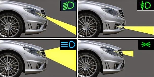 كيفية ضبط أضواء السيارة